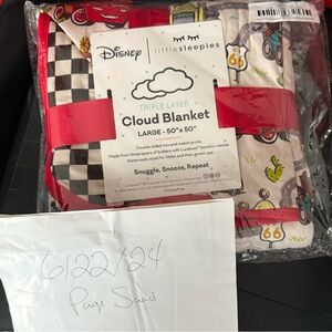 Little Sleepies Cars Cloud Blanket